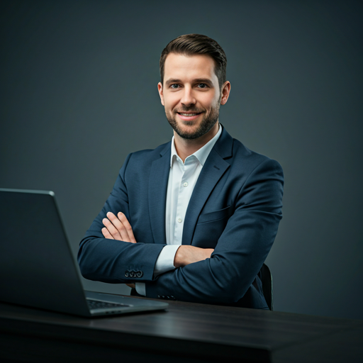 Web designer working on a modern landing page design